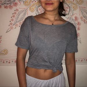 Gray Brandy Melville T-shirt